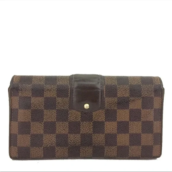 Authentic Louis Vuitton Damier Portefeiulle Sistina Long Bifold Wallet - Picture 4 of 8